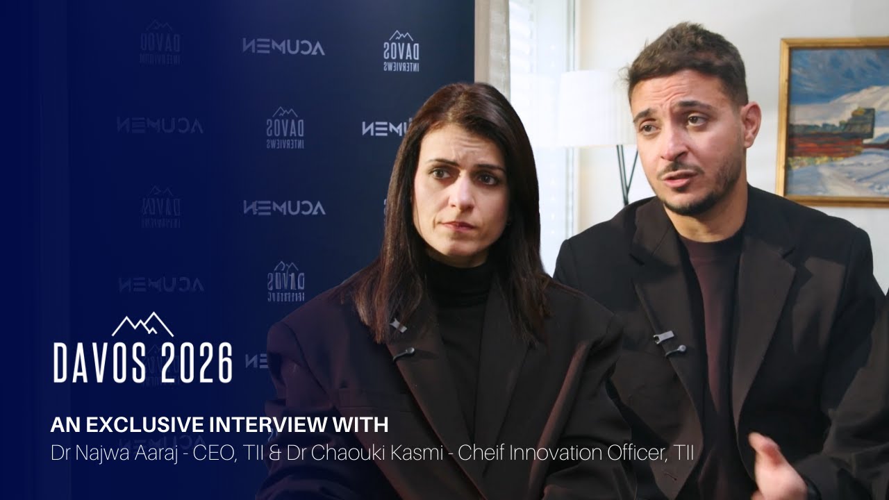 TII in DAVOS 2026 | Building Systems, Not Silos: How TII Is Shaping the Future of Deep Tech