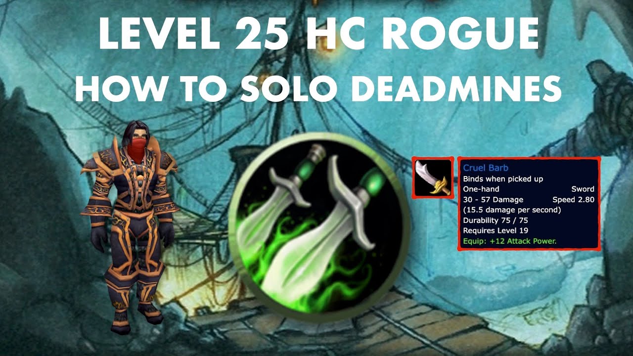 Руководство с комментариями: Как пройти Deadmines в одиночку за HC SSF Rogue (без усилений техник...