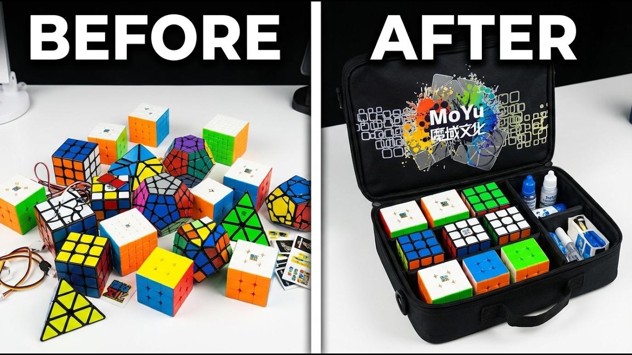 The Ultimate Way to Store Your Cubes (MoYu Bag Setup)