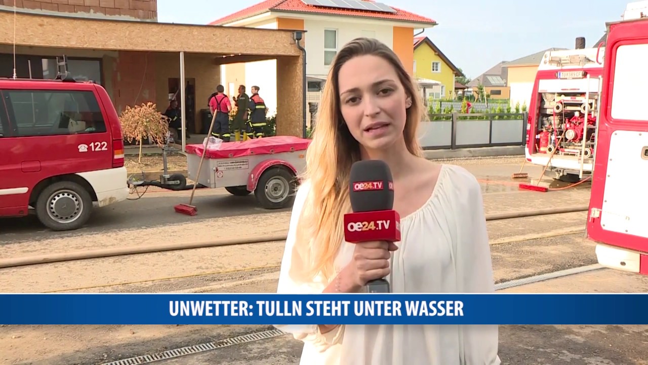 Unwetter: Tulln steht unter Wasser