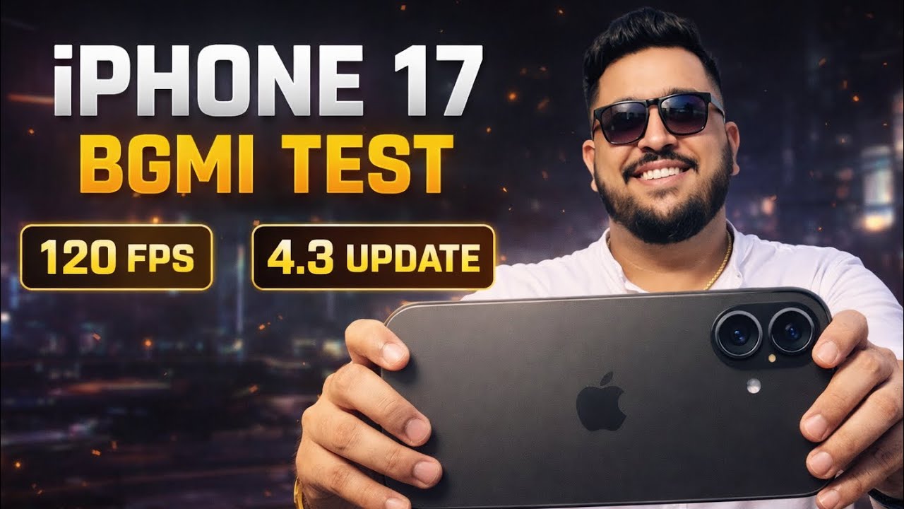 120 FPS IN IPHONE 17 PUBG TEST IN 4.3 / HEATING LAG TEST #120fps #bgmitest #iphone17