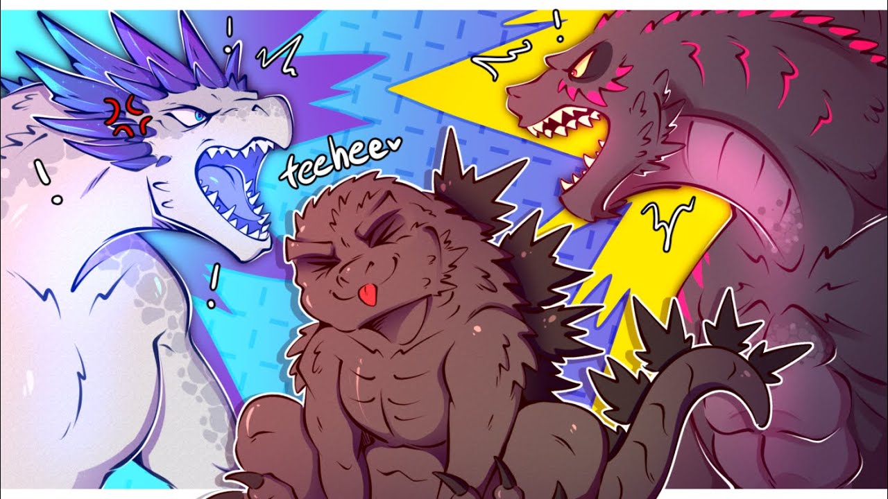Битва за опеку над Минус-Один (Годзилла и Шимо) | Godzilla X Kong Comic Dub