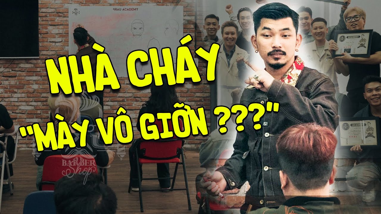 KHÚC NÀY KHÔNG SAI MÀ ẨU LÀ.... | Học Cắt Tóc Nam 4RAU ACADEMY 2023