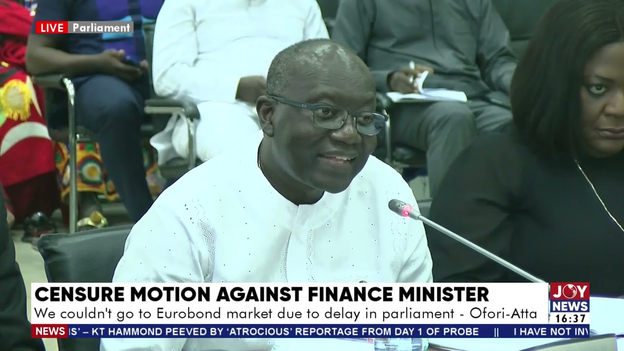 Censure Motion Against Finance Minister: Ken Ofori-Atta appears before Ad hoc Committee. Part 5