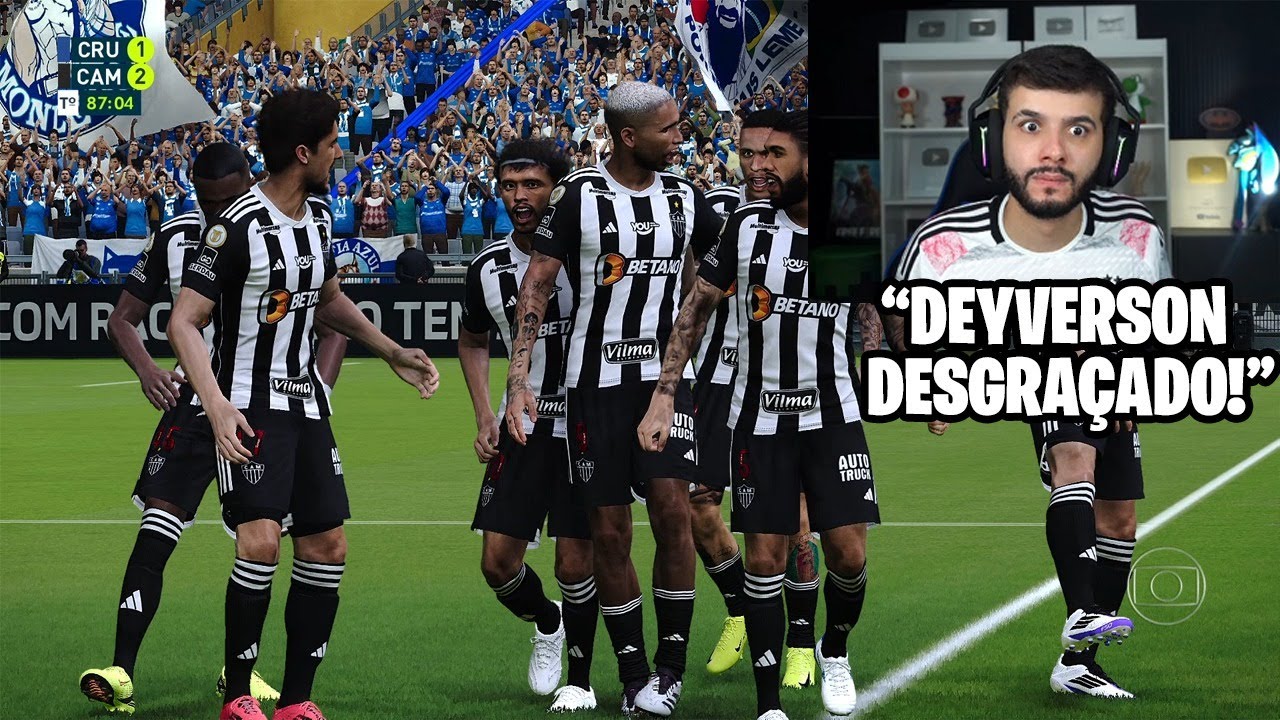 RAF&Atilde;O CONTINUA FREGU&Ecirc;S DO GALO NO PES 2025!