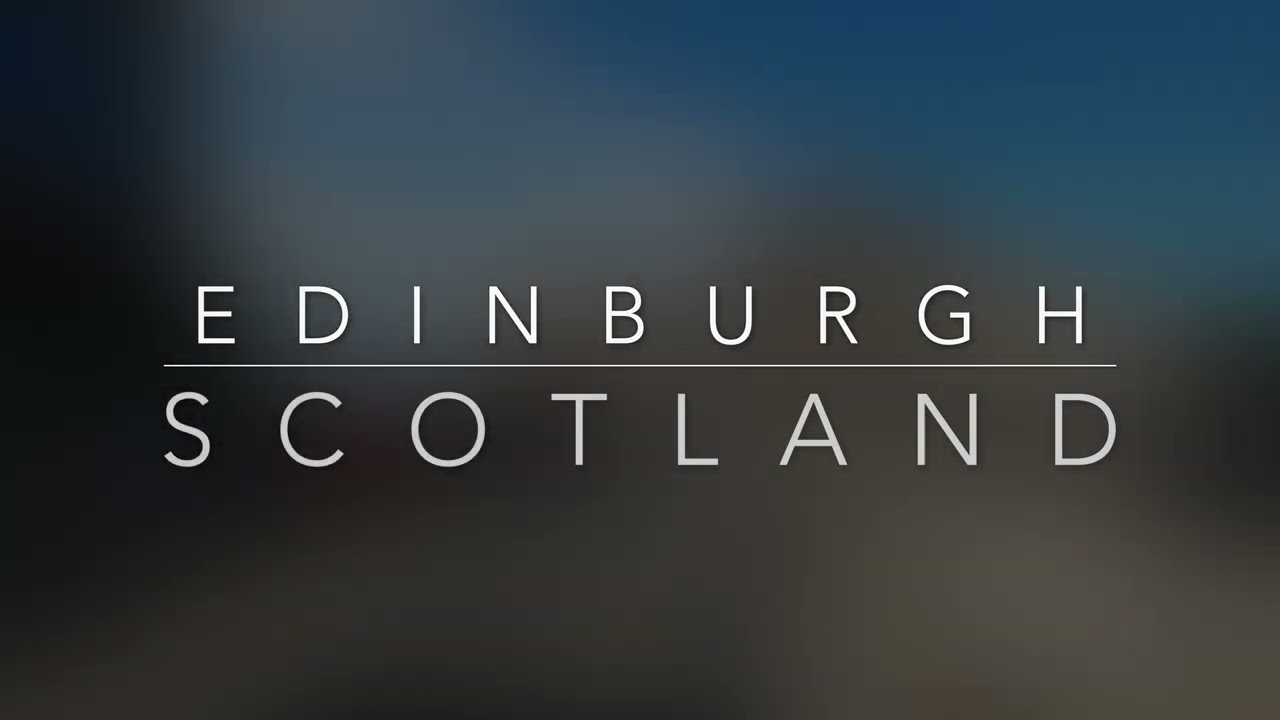 4K Edinburgh (Scotland, UK) Car Drive