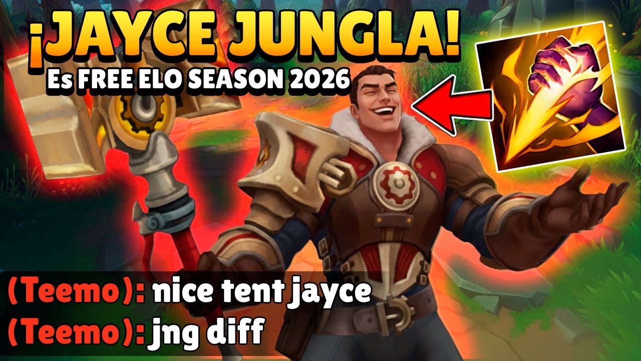 &iexcl;ESTO ES ILEGAL! RIOT ROMPI&Oacute; a JAYCE JUNGLA es ELO GRATIS en la S16🤯