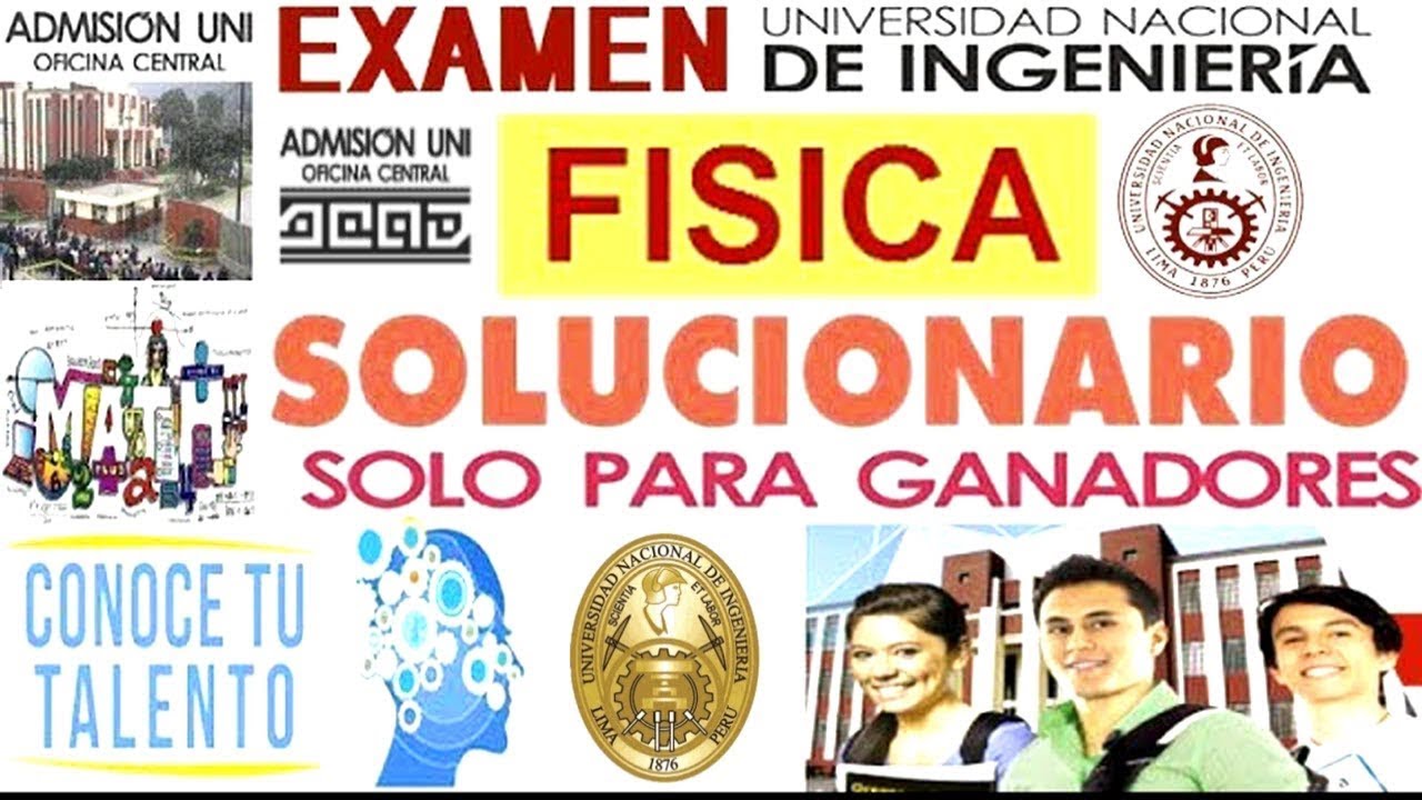 UNI 2019-2 FÍSICA DE EXAMEN DE ADMISIÓN A LA UNIVERSIDAD DE INGENIERÍA SOLUCIONARIO 2019-II