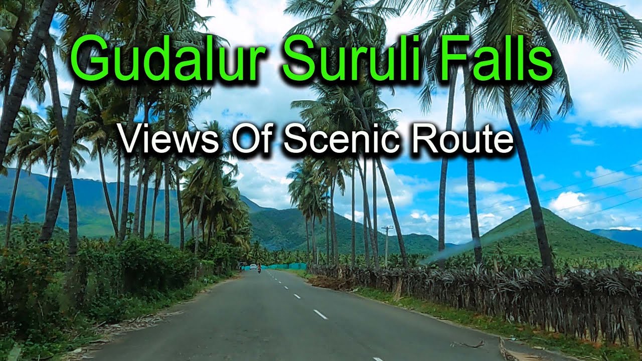 Views Of Scenic Route From Gudalur To Suruli Falls-கூடலூர்- சுருளி அருவி - Theni - Tamilnadu - India