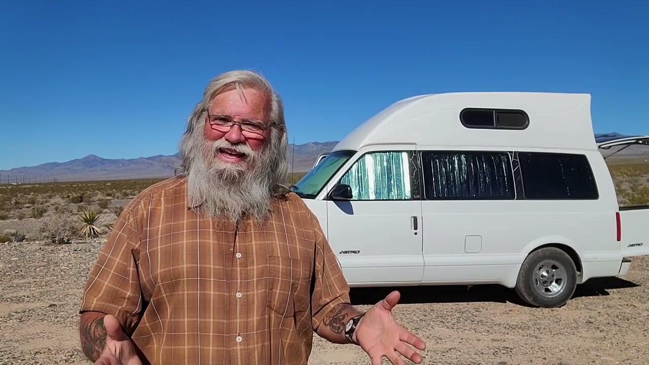 AMAZING ASTRO VAN!! Nomad Living in a Fiberine High Top Astro Van