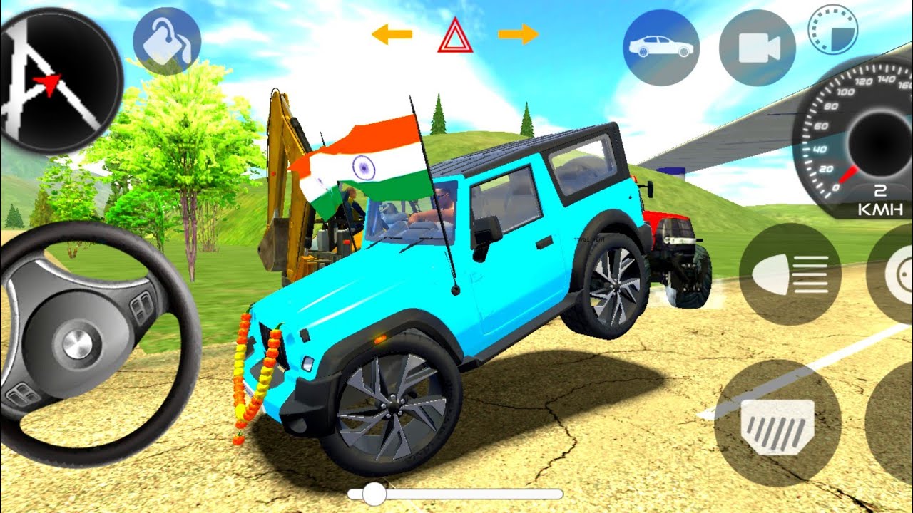 Sky Blue Beast Mahindra Thar 💙🔥 | Ultimate Indian Car Game Android Gameplay 
