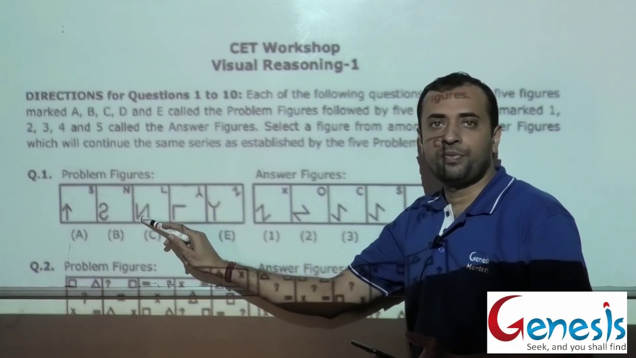 Visual Reasoning - Workshop 1 -  Shortcuts for MHCET