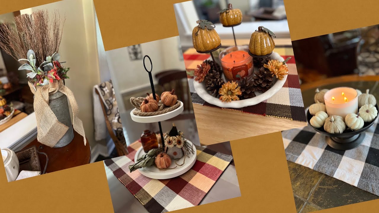 Fall Tablescapes from Thrift Store finds