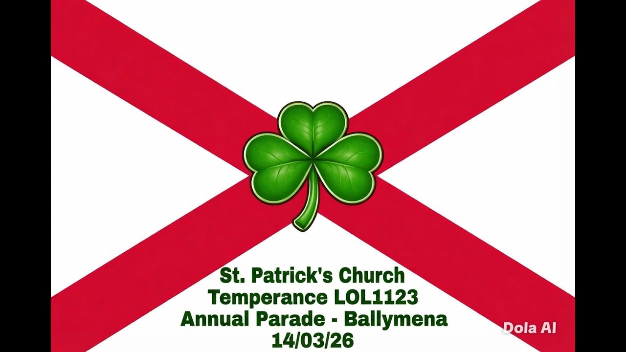 St. Patricks Church Temperance LOL1123 Parade  (Full Parade 4K) ~ Ballymena ~ 14/03/26 (4K)