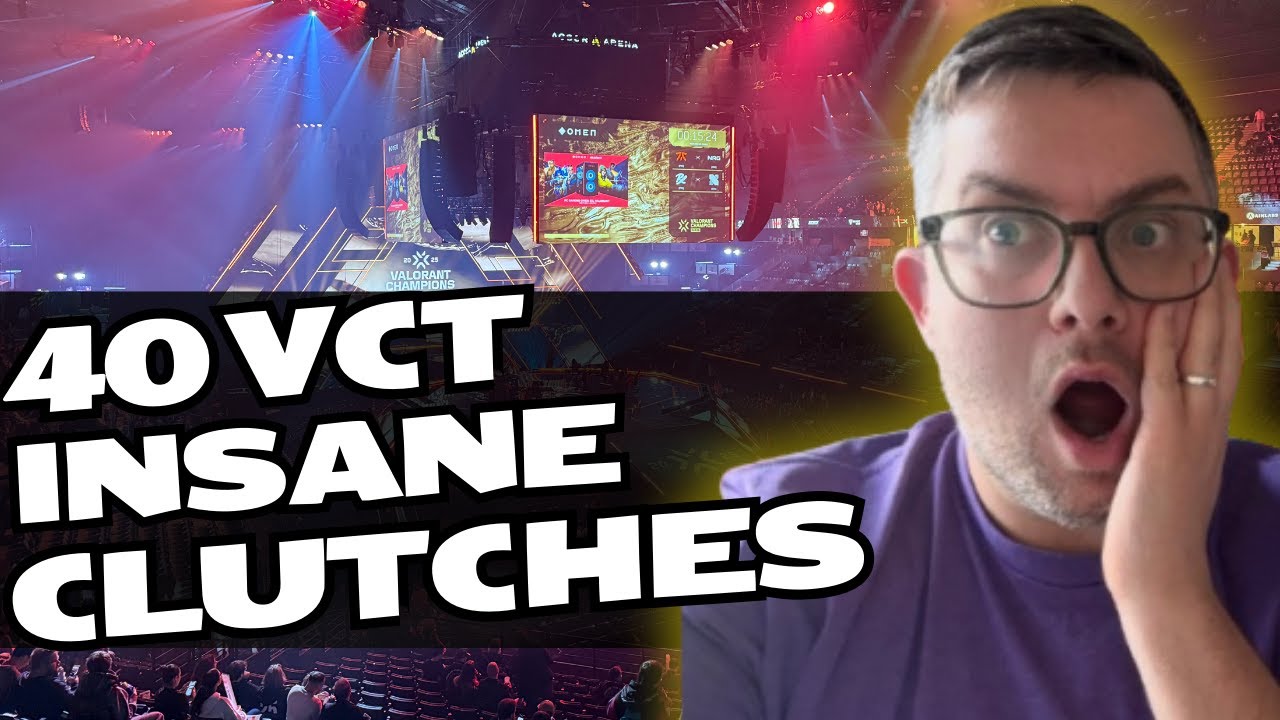 Reacting to 40 UNFORGETTABLE Valorant Clutches (I Was Not Ready 😳)
