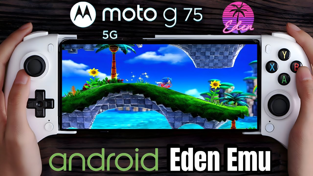 Moto G75 Snapdragon 6 gen 3 Test Sonic Superstars en Eden Emu Android Nueva Versión 