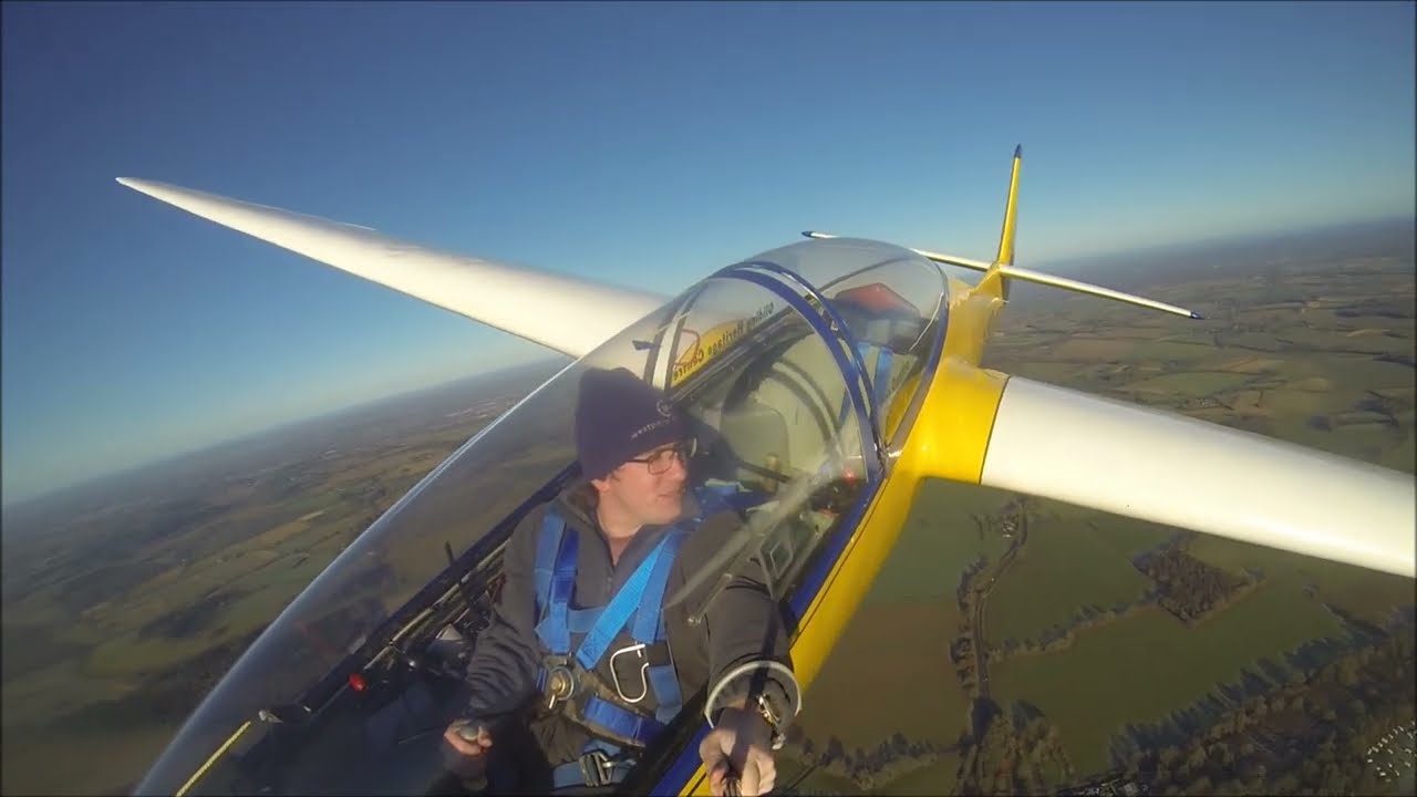 Flying the SZD-9 Bocian 1D