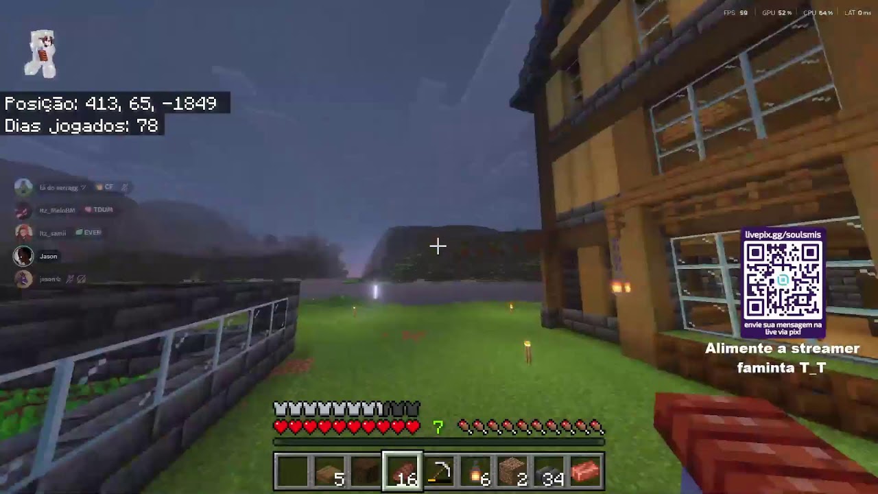 TENTANDO FAZER UM MUNDO ETERNO NO MINECRAFT | Iniciando a construção da base #4