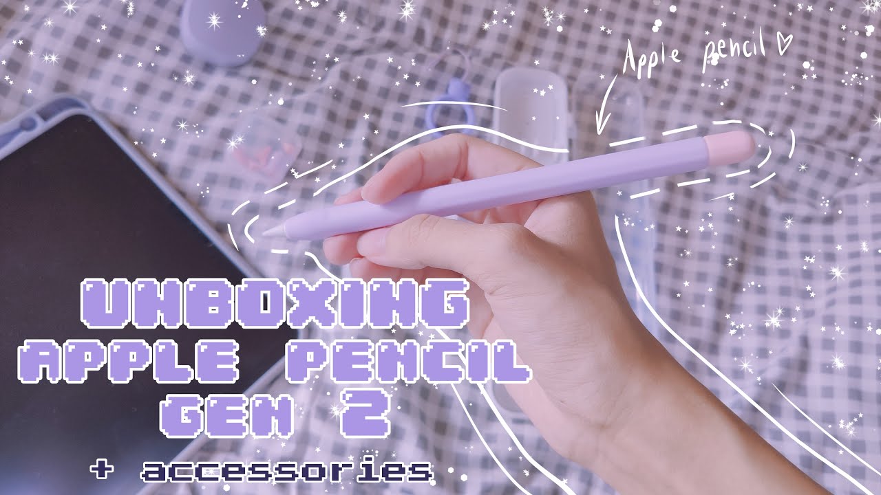📦 aesthetic unboxing ♡︎ APPLE PENCIL GEN 2 + accessories | review🍇| Shopee || Philippines ENG SUB