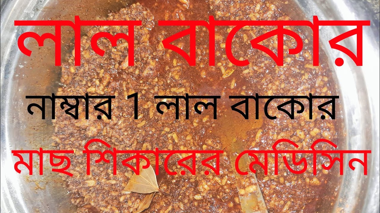 লাল বাকোর তৈরির পদ্ধতি #lal  BAKOR RECIPE SPASAl #fishing #fish