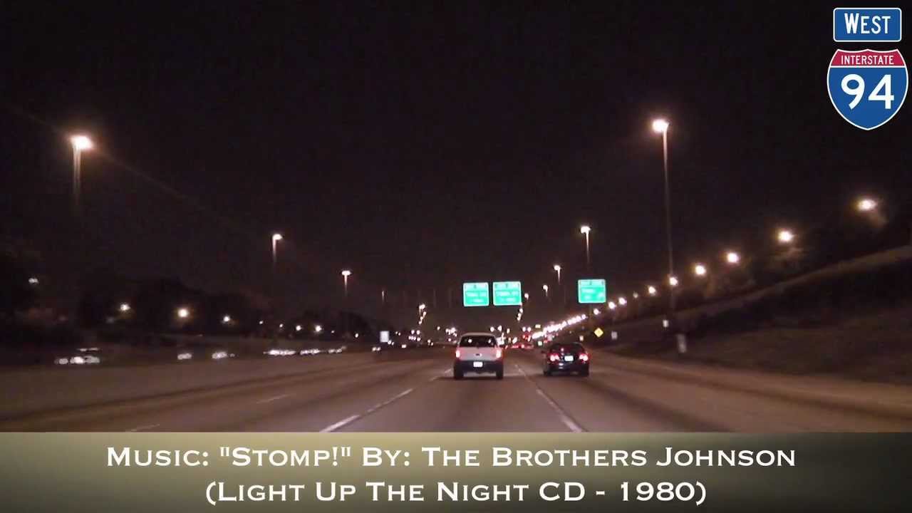 Dan Ryan & Kennedy Expressways at Night: Chicago, IL