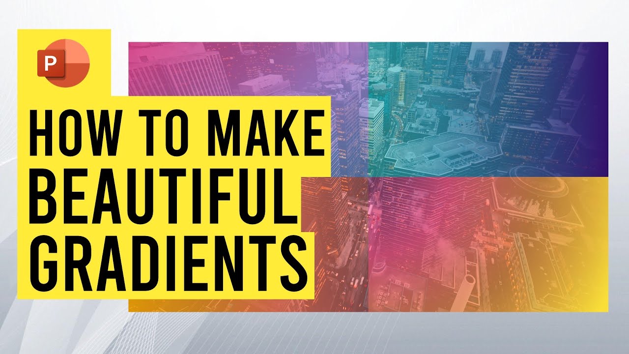 How to design beautiful gradients in PowerPoint {tutorial}