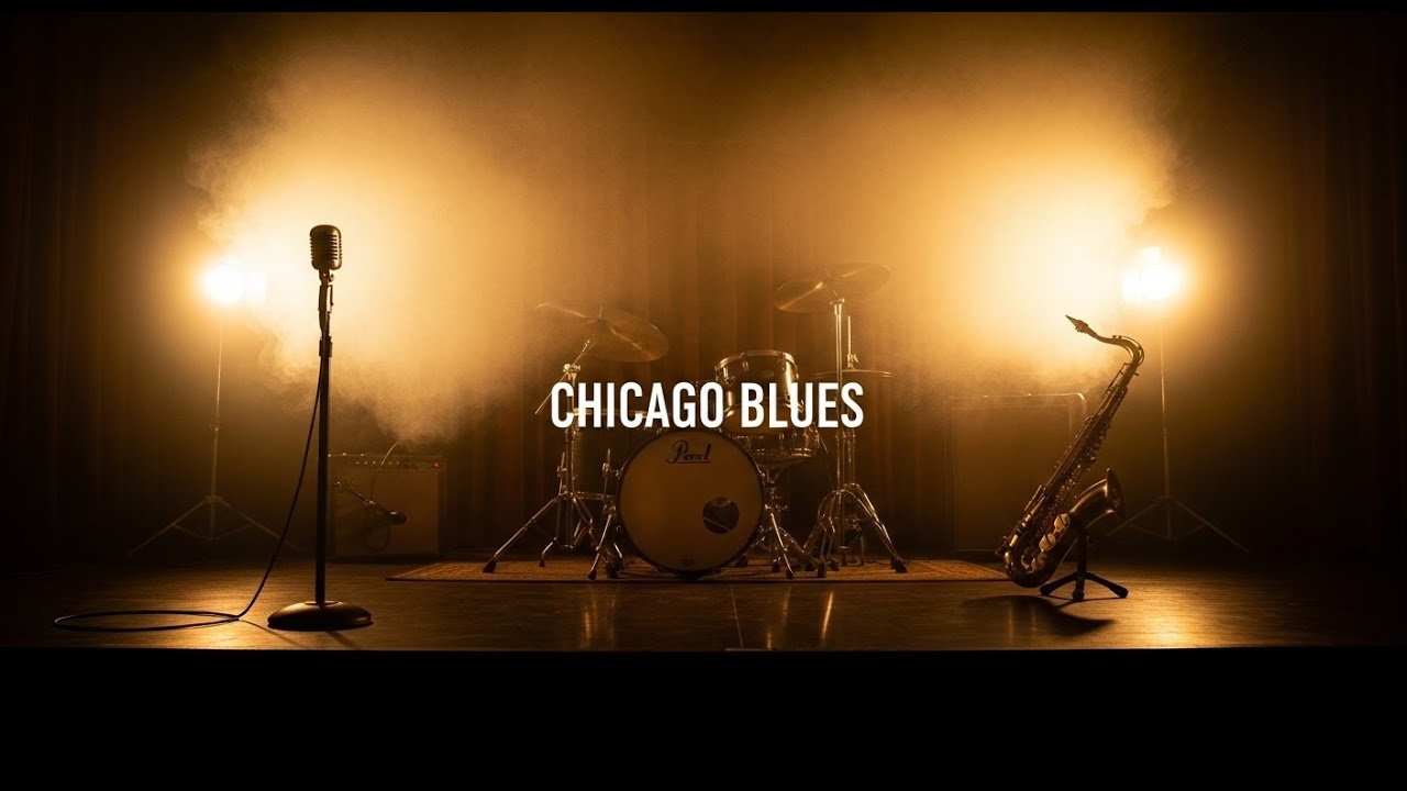 Chicago Blues Slow Playlists Rock | Emotional Bar Lights Fade