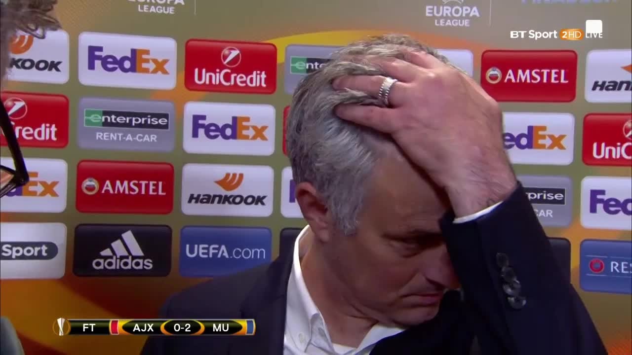 Classic Jose! Mourinho's full interview after Manchester United win the Europa League