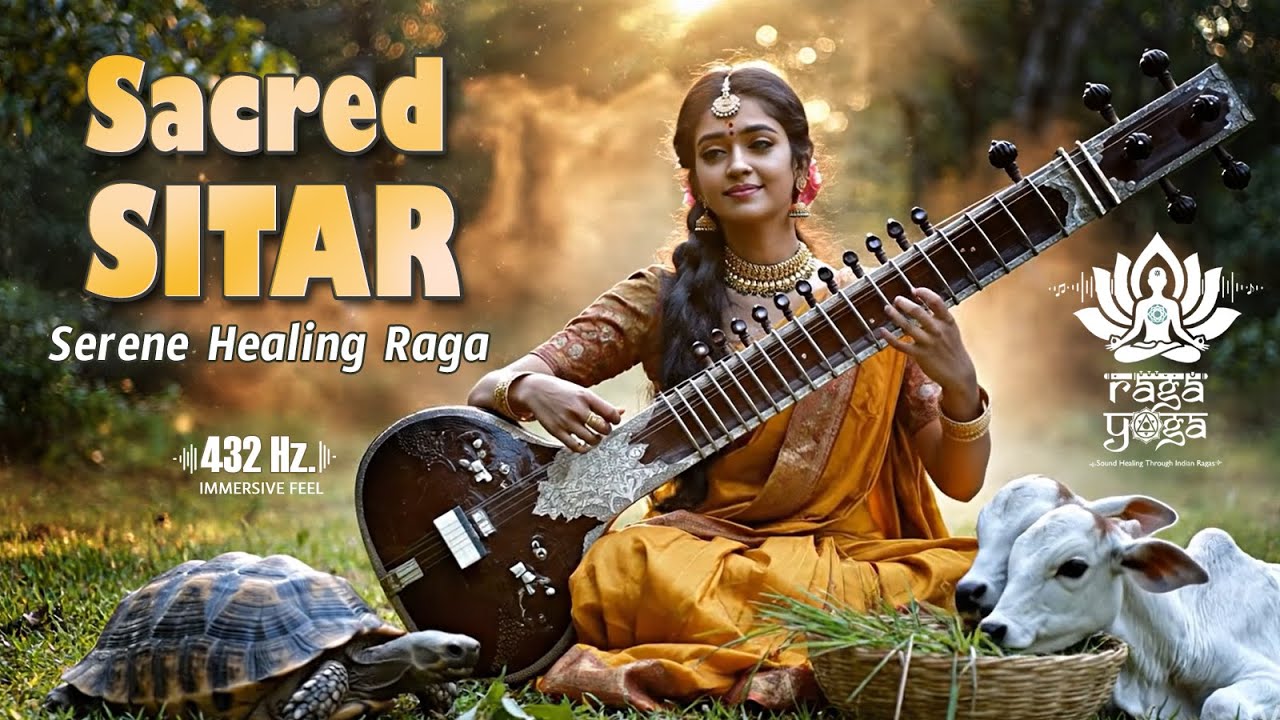 Soul Soothing Sitar Healing Raga | Deep Relaxation & Inner Peace | Raga Yoga | 1Hr. Meditation Music