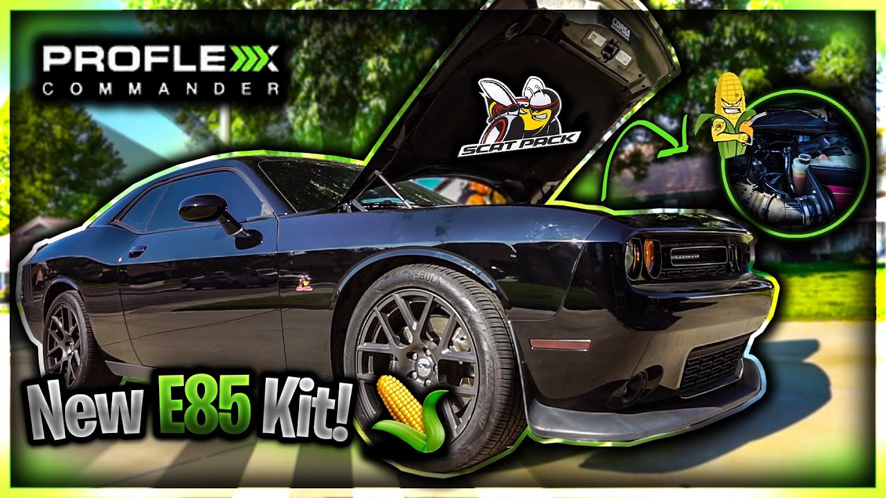 I Installed E85 Flex Fuel Kit on My 2016 Dodge Challenger 392 Scatpack (PROFLEX COMMANDER) 🌽