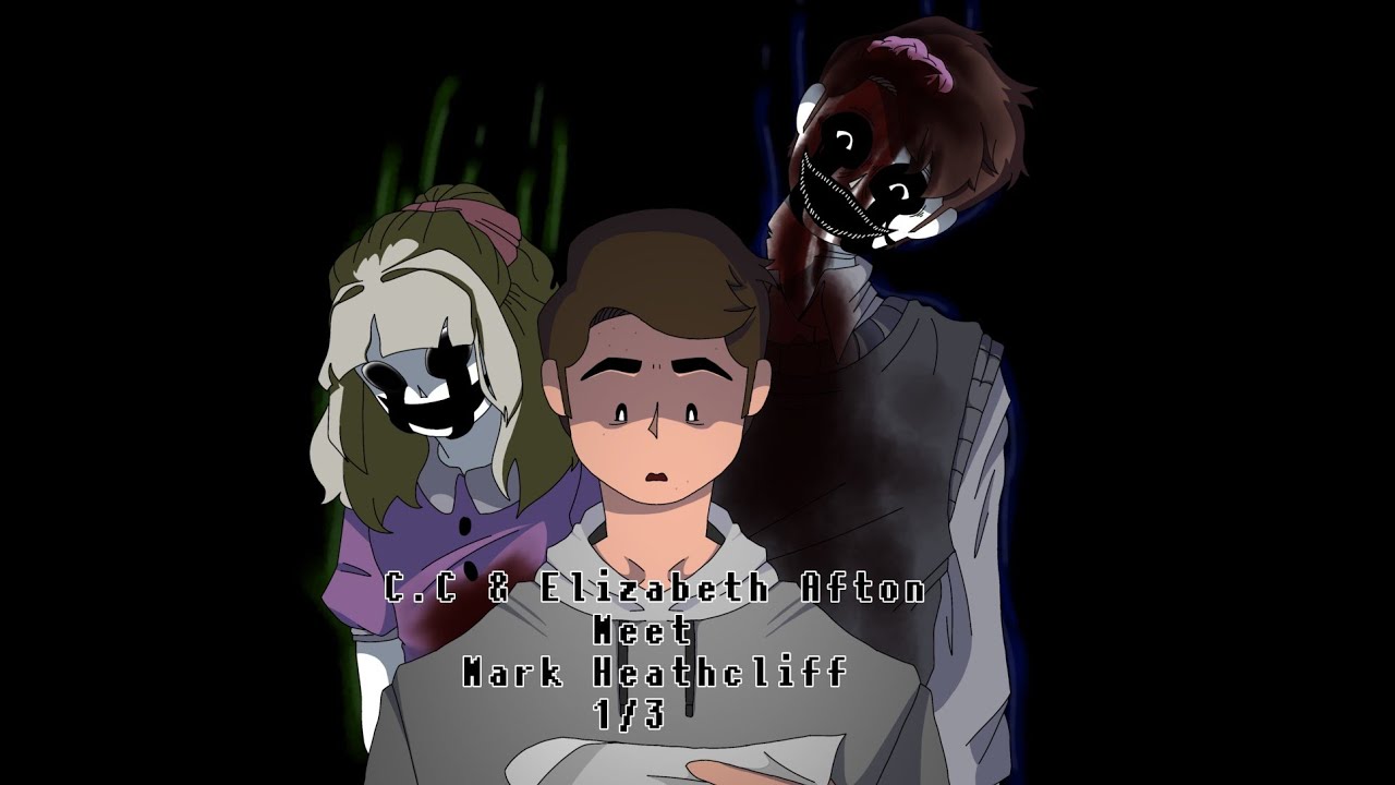 C.C & Elizabeth Afton Meet Mark Heathcliff |Original Idea| FNAF & The Mandela Catalogue |1/6| Gacha