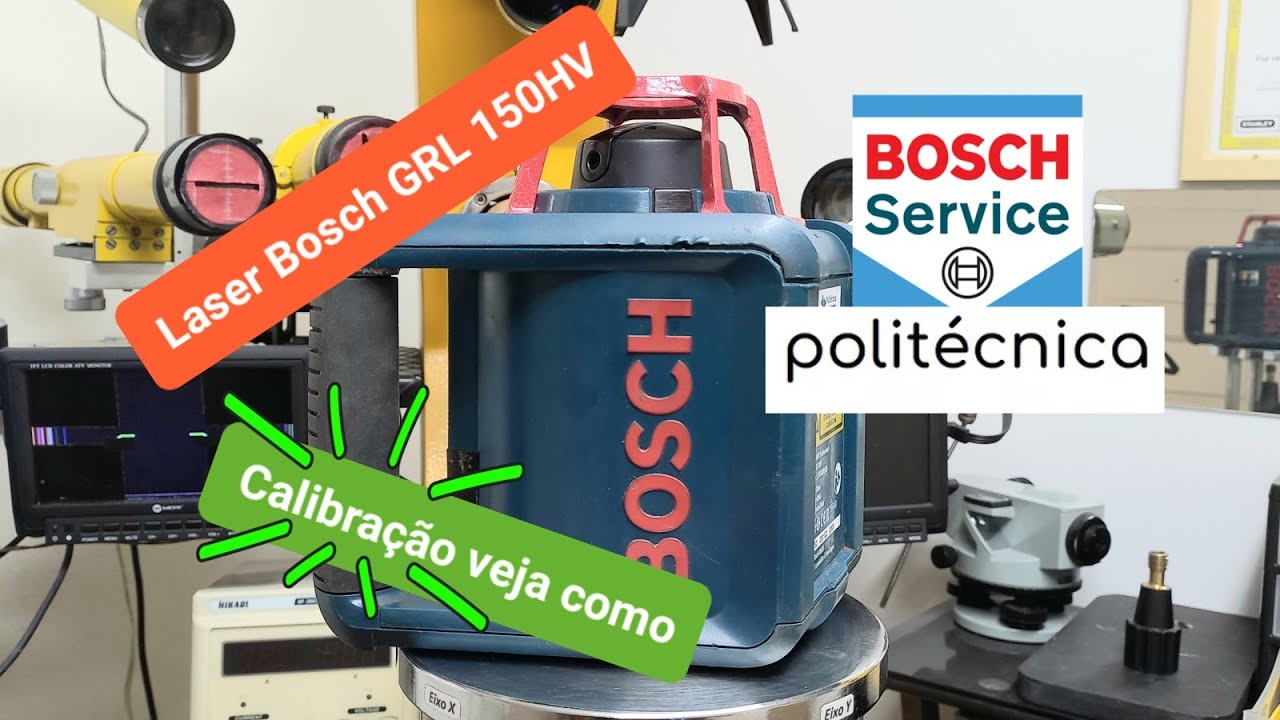 Laser Rotatório Bosch GRL 150HV - Calibração em detalhes