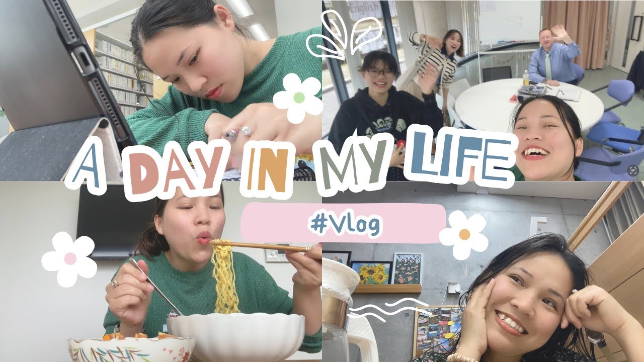 MỘT NGÀY CỦA SINH VIÊN NĂM 3 ĐẠI HỌC NHẬT || học từ 9am~6pm, ăn uống, bài tập, hoạt động, relax…
