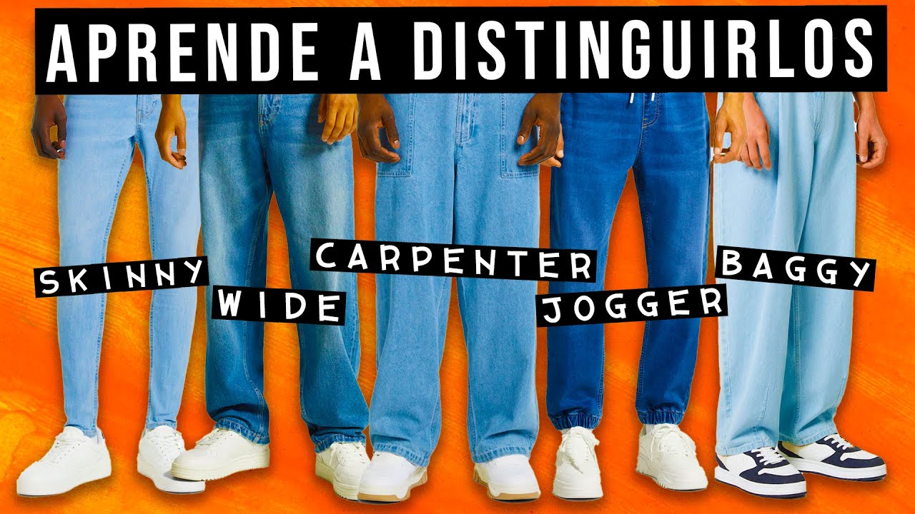 Los JEANS te quedan MAL porque no sabes diferenciarlos. TIPOS DE JEANS para hombre