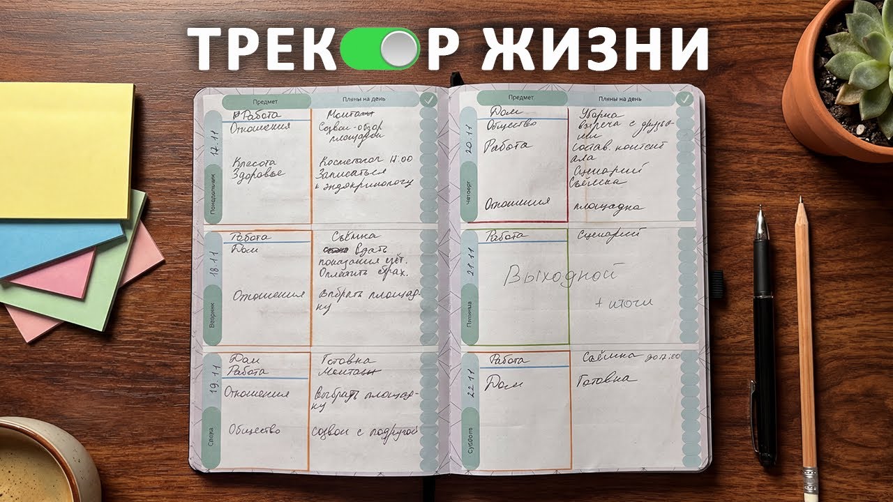 Ежедневник который ИЗБАВИТ вас от ТРЕВОЖНОСТИ