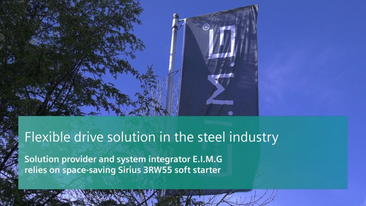Flexible drive solution in the steel industry