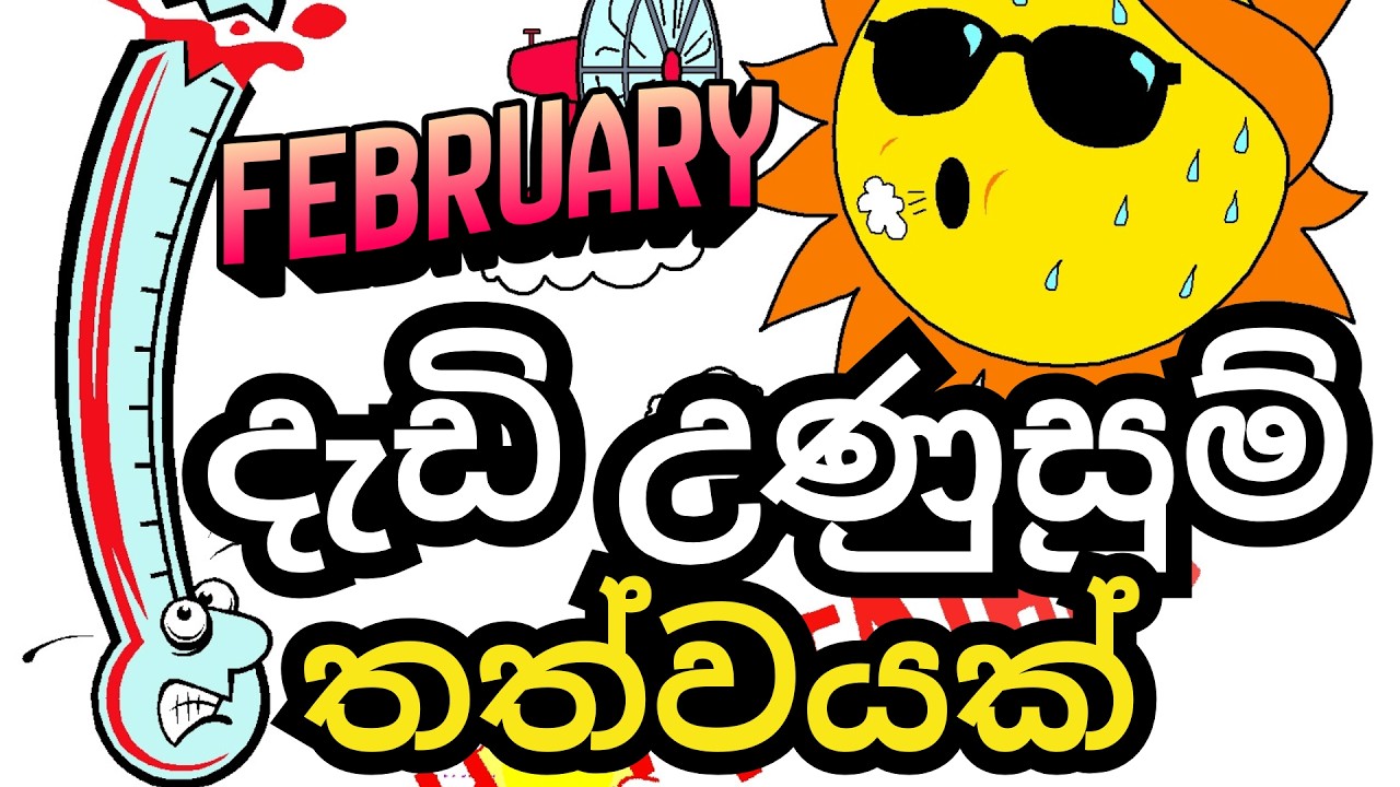 පෙබරවාරි දැඩි උණුසුම් තත්වයක් | February Extreme Heat in Sri Lanka ☀️