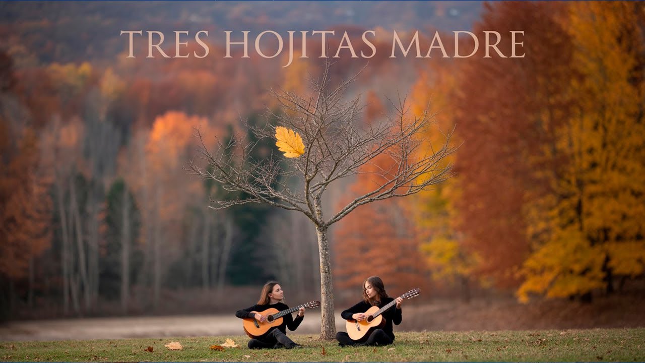 🎸 Tres hojitas madre  para 2 guitarras. Guion + Partitas + Backing Track (Pista de sonido) Clase 158