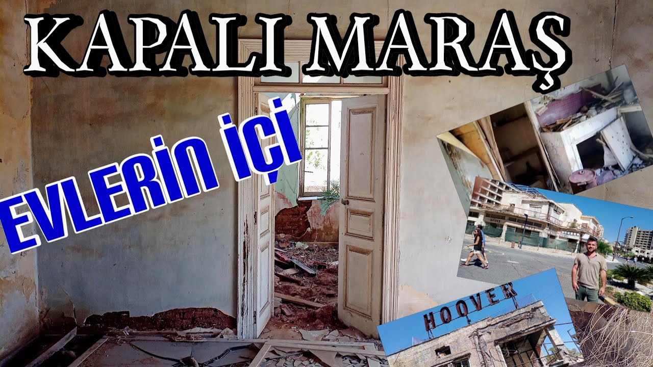 Kapalı Maraş Kıbrıs  ! Kapalı Maraş Evlerin İçi  - Kıbrıs Kapalı Maraş  HAYALET ŞEHİR #kapalımaraş