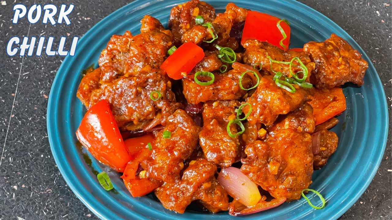 पोर्क चिल्ली रेस्टोरेंटको जस्तै || RESTAURANT STYLE PORK CHILLI RECIPE || CHILLI PORK