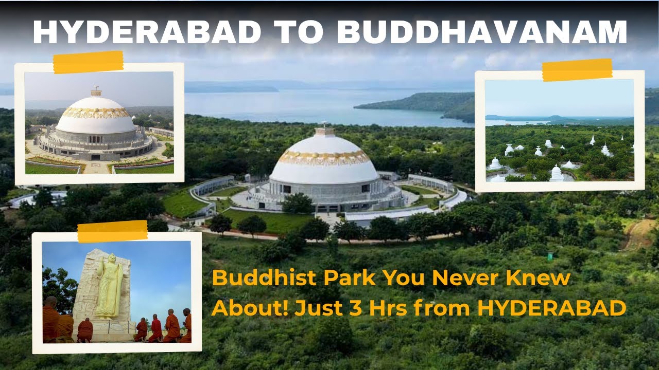 Hyderabad to Buddhavanam & Nagarjuna Sagar Dam  | Hidden Buddhist Gem & Scenic Road Trip | Bike Ride