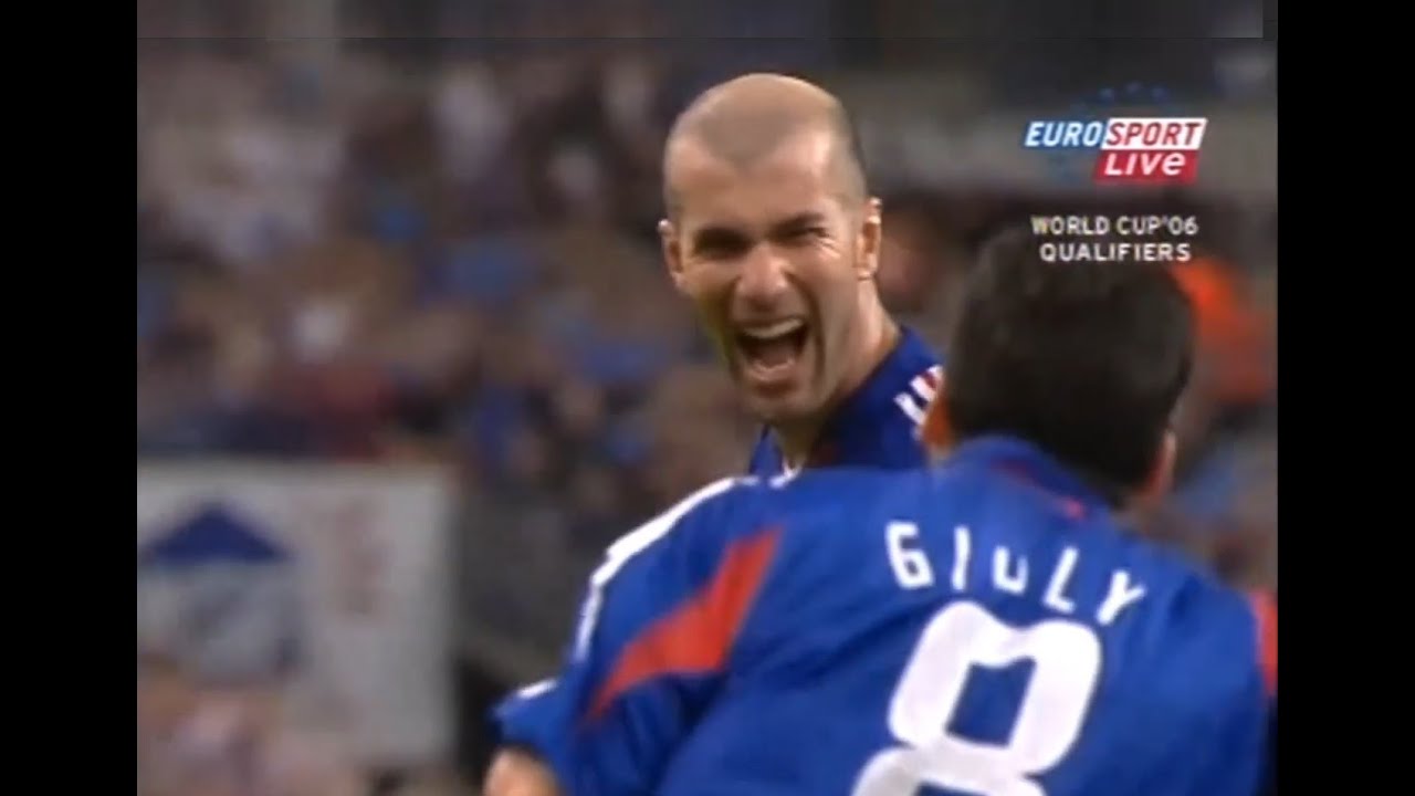 Zidane vs Cyprus (2005.10.12) 2006 WC Qualification Last Match