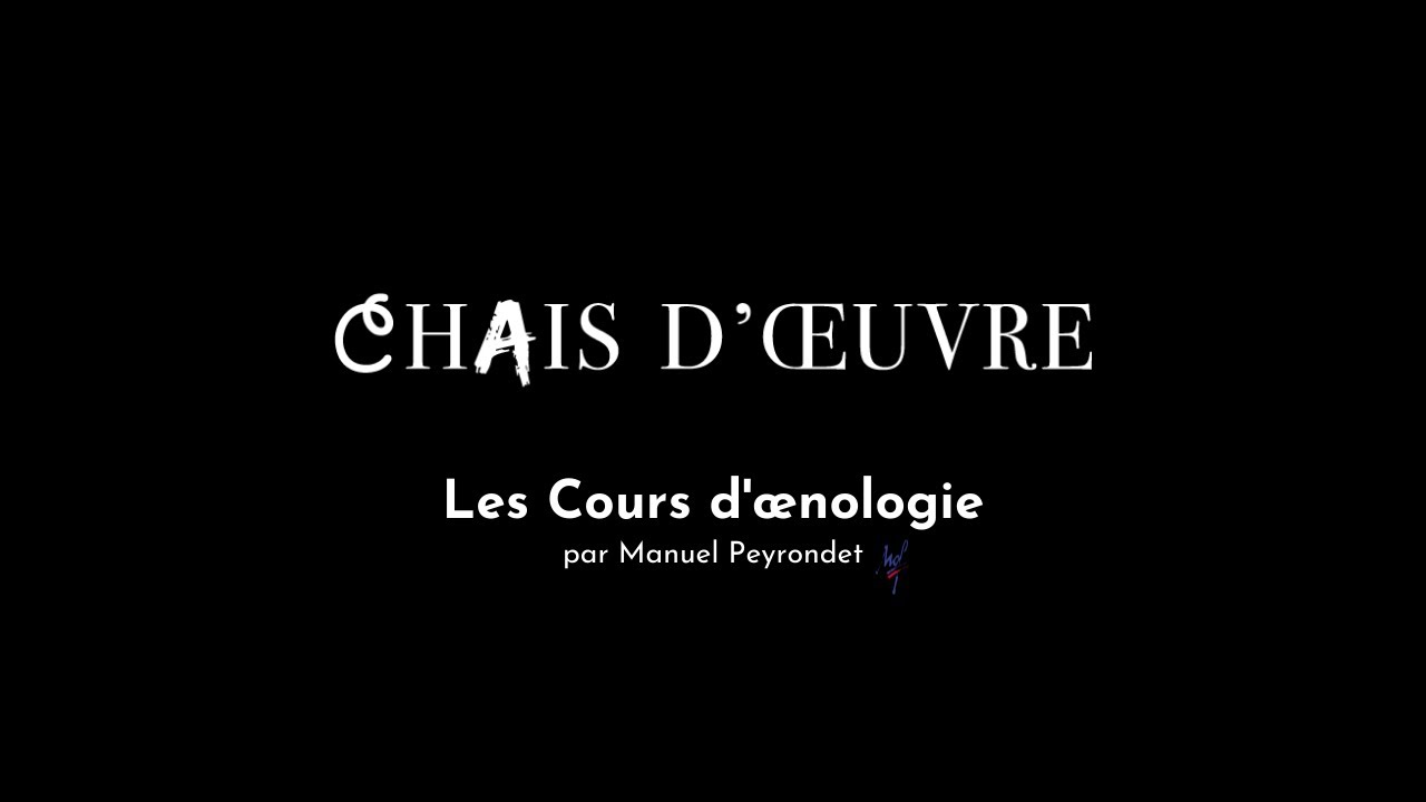 Les cours d'&oelig;nologie
