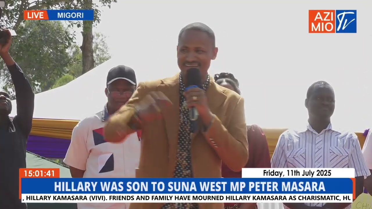 WATCH: See how MP Babu Owino EXCITES MOURNERS during MP Peter Masara son's funeral