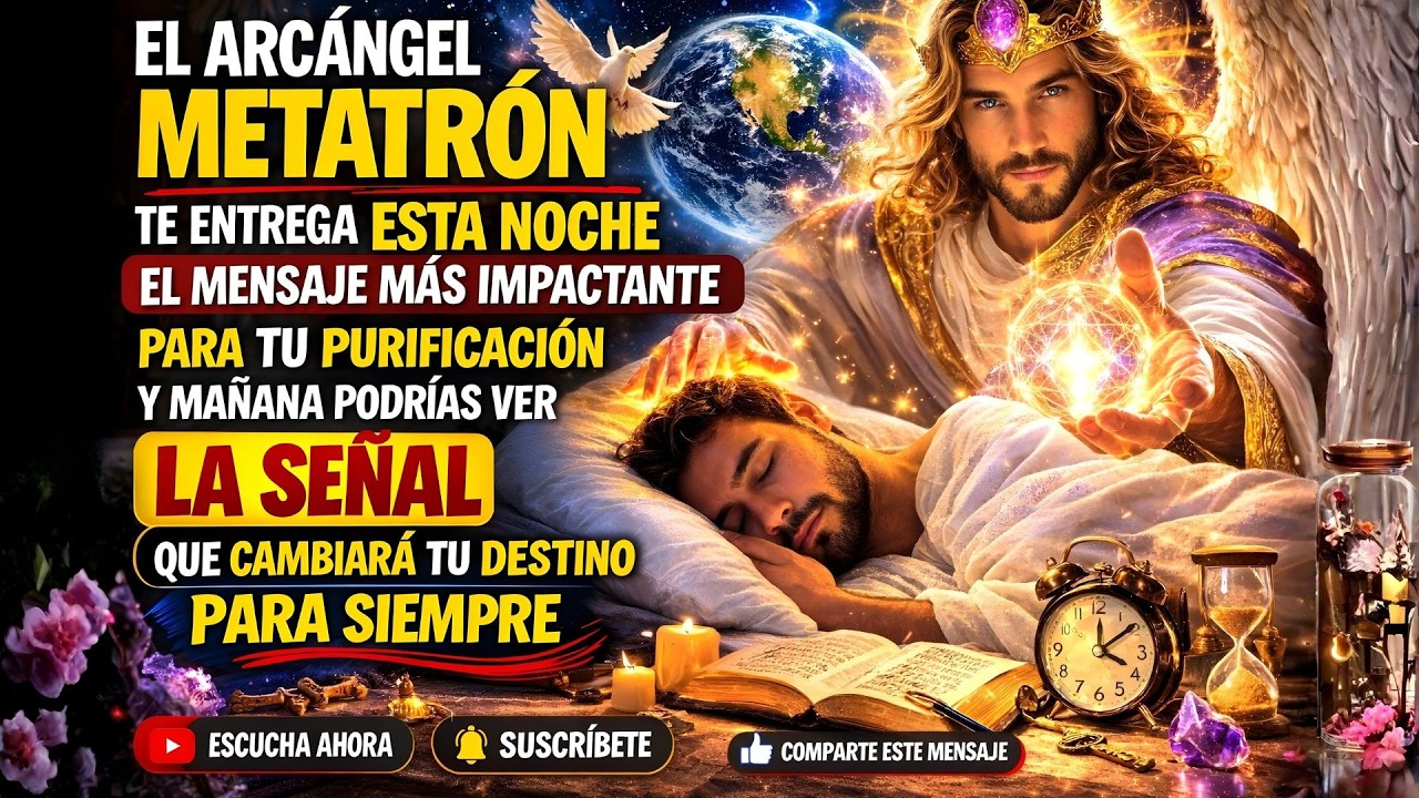 METATRÓN REVELA ESTA NOCHE EL MENSAJE QUE PURIFICA TU ALMA ✨ MIRA LA SEÑAL QUE CAMBIARÁ TU DESTINO