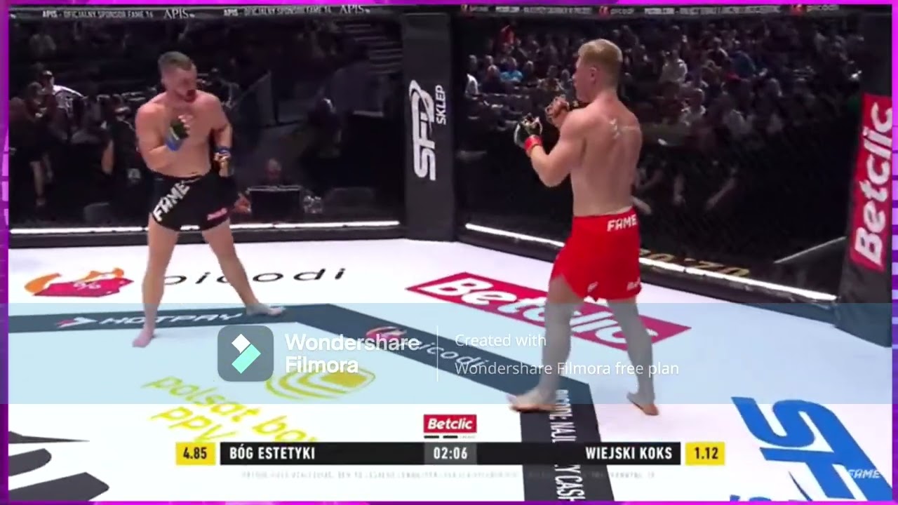 WIEJSKI KOKS VS NATAN CAŁA WALKA FAME MMA 16