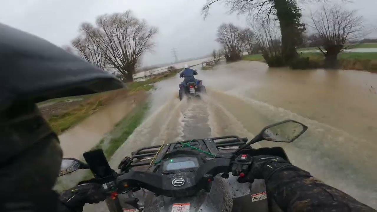 ATV Fun on a rainy day