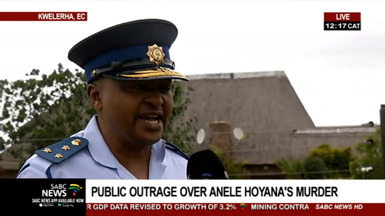 Anele Hoyana murder | Busisiwe Jemsana-Mantashe speaks to SAPS officials