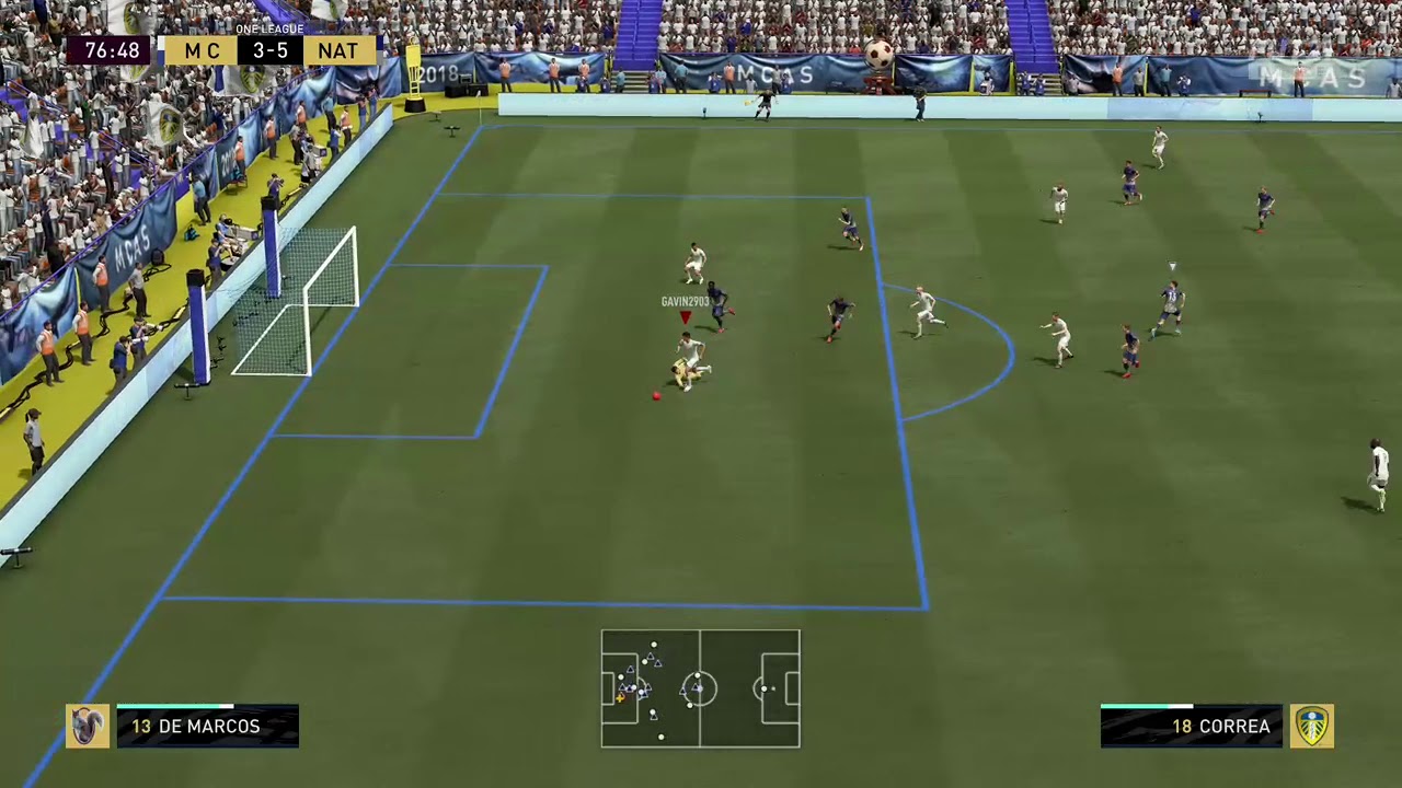 Fifa 21 - Correa around the Keeper