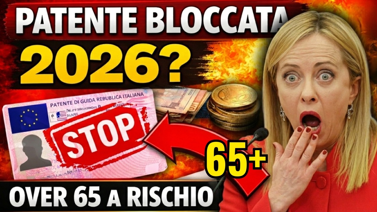 🚨Patente Over 65: Nuove Regole Marzo 2026 | Rischio Sospensione e Controlli INPS